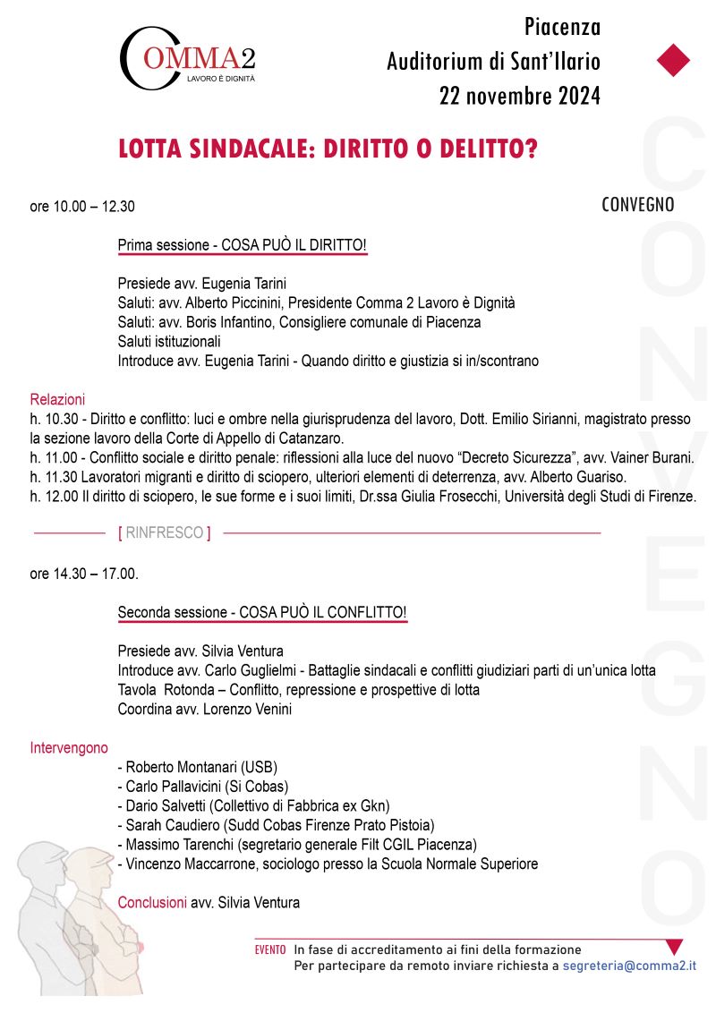 Locandina convegno